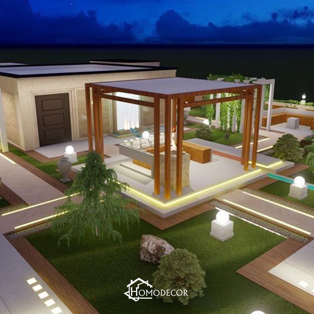 پروژه طراحی روف گاردن جردن