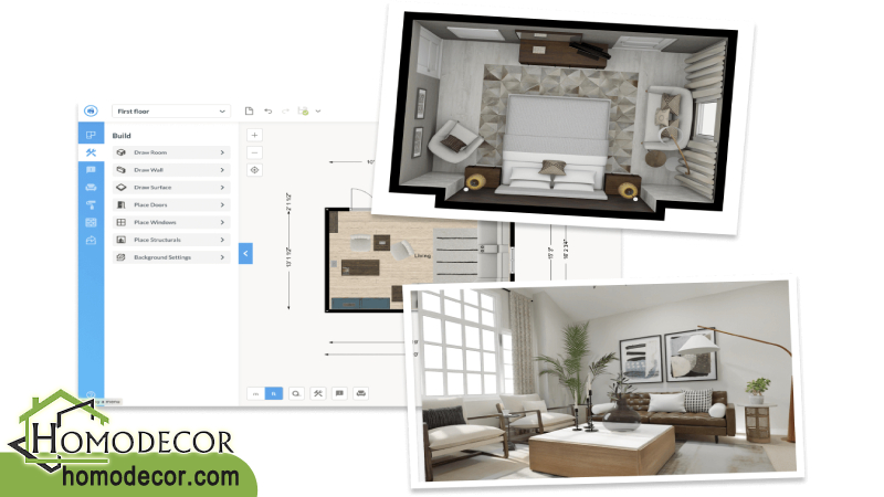دانلود نرم افزار طراحی دکوراسیون داخلی منزل Floorplanner