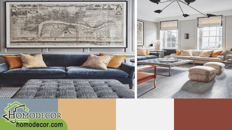 رنگ های مناسب برای اتاق نشیمن 