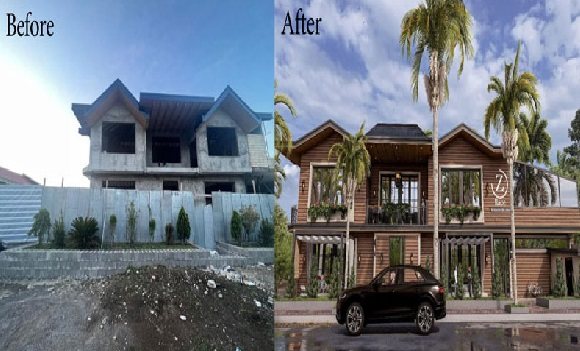 بازسازی نمای ساختمان