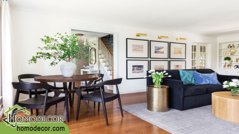 طراحی دکوراسیون فضای پذیرایی و نشیمن منزل 