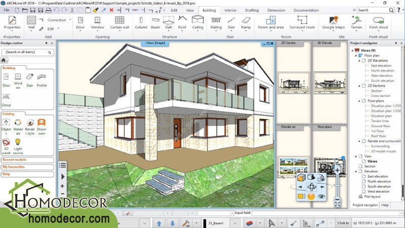 دانلود نرم افزار طراحی دکوراسیون داخلی منزل ARCHLine.XP