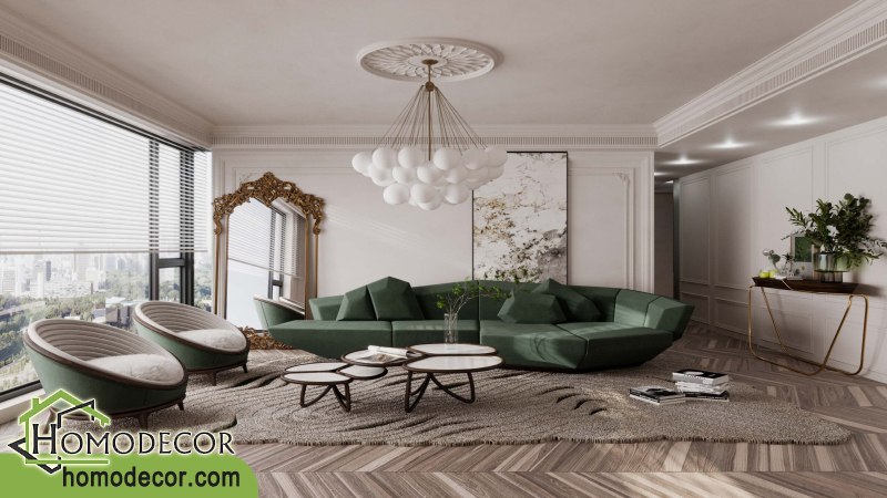 طراحی دکوراسیون نشیمن کوچک 