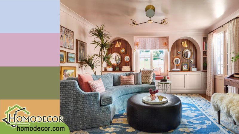 رنگ ها و سبک های معماری در دکوراسیون داخلی 