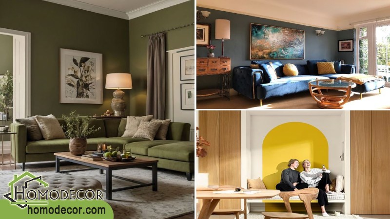 پالت رنگ 2025 برای پذیرایی یا سالن رسمی 