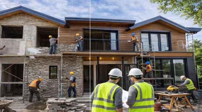 بازسازی نمای ساختمان